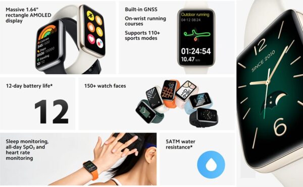 Xiaomi Band 7 Pro Smartwatch with GPS(Global Version), Health & Fitness Activity Tracker - Image 12
