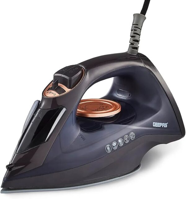 Geepas 2-in-1 ceramic steam iron wet & dry GSI7703N
