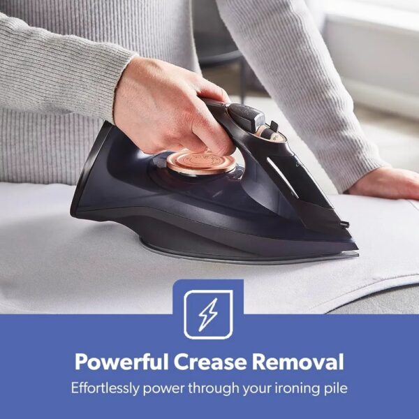 Geepas 2-in-1 ceramic steam iron wet & dry GSI7703N - Image 11