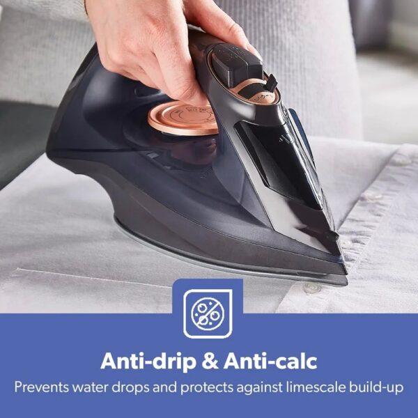 Geepas 2-in-1 ceramic steam iron wet & dry GSI7703N - Image 9