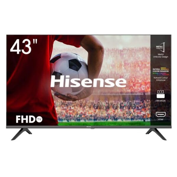 Hisense 43-inch FHD LED Digital TV, 43A3, USB, HDMI, Dolby Atmos, Free-to-Air Decoder