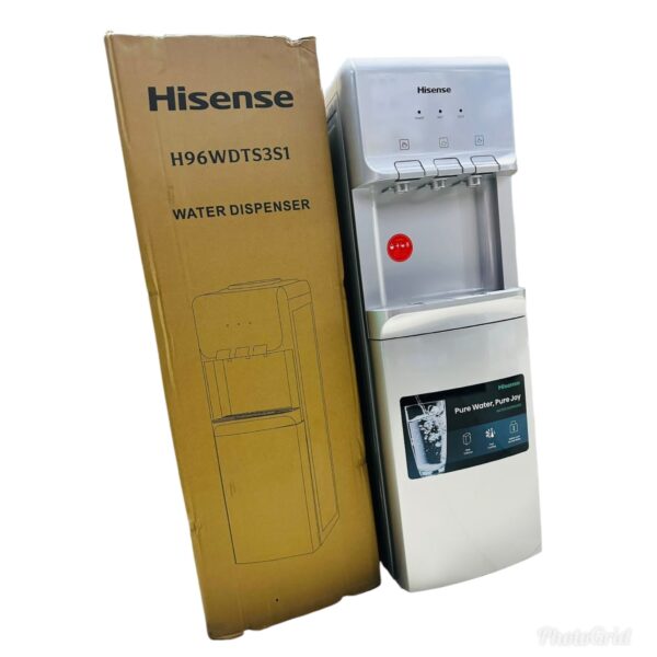 Hisense 3 tap water dispenser H96WDTS3S1 with 12L storage cabinet - Image 2