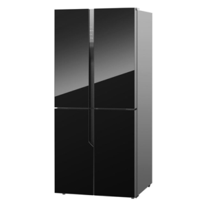 Hisense 561L 4 Door Refrigerator with Black Mirror Finish (RQ561N4AB1) – Black