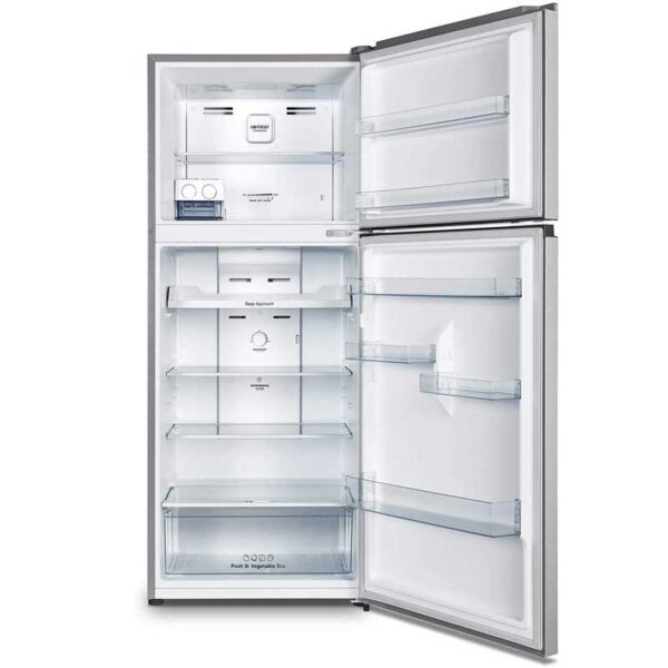 Hisense 488L Double Door fridge Top Freezer Refrigerator, No Frost, Silver, A+, RT488N4ASU - Image 2