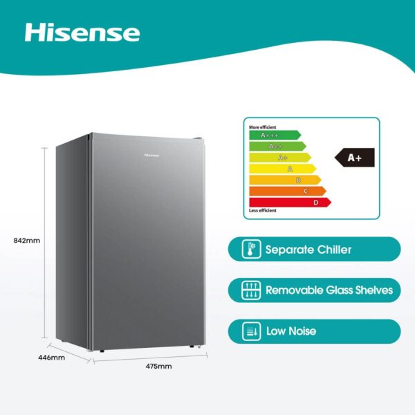 Hisense 120L Single Door Refrigerator  RR120DAGS - Image 3