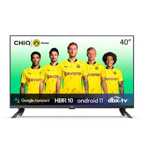 Chiq 40 inch FHD Smart Android TV L40G7P, Bluetooth, Built-in WiFi, HDR