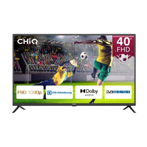 CHiQ 40 inch FHD LED Digital Frameless TV L40G5W with Built-in Free To Air Decoder