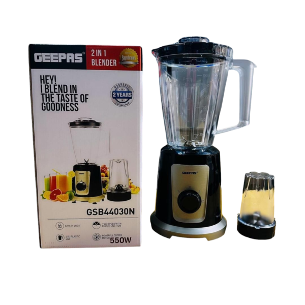 Geepas 2-in-1 Blender GSB44030N - Image 2