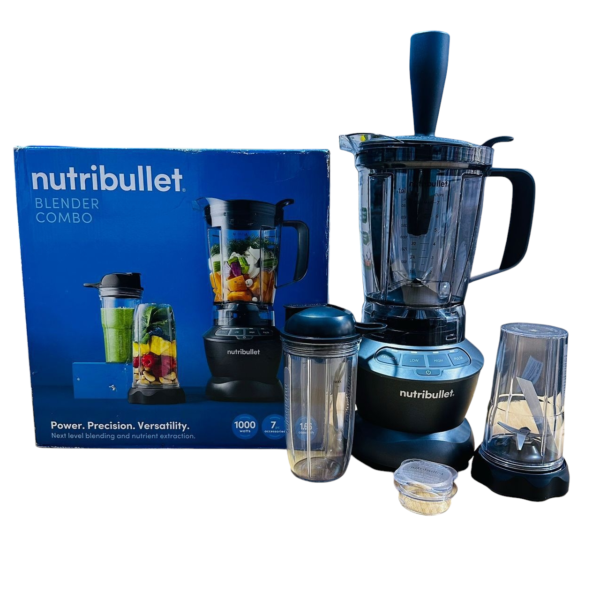 Nutribullet Blender Combo - Powerful Mixer, Grinder & Smoothie Maker 1.6L Extra Large Pitcher & 2 Unbreakable Jars - Image 2