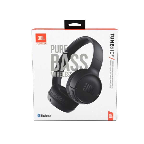 JBL TUNE510BT Bluetooth Wireless Headphones 40 Hours Battery Life & Speed Charge - Image 3