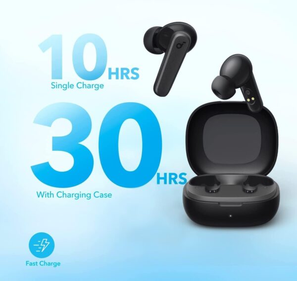Soundcore R50i By Anker Semi-in-Ear Earbuds, Bluetooth Wireless, 30H Playtime, Fast Charge, Clear Sound - Image 5
