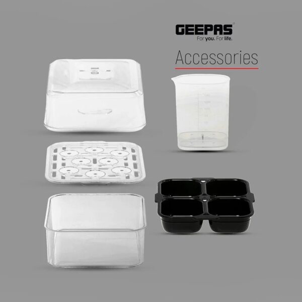 Geepas 2-in-1 Egg Boiler & Poacher 2 Tier 16 Eggs GEB63019UK - Image 7