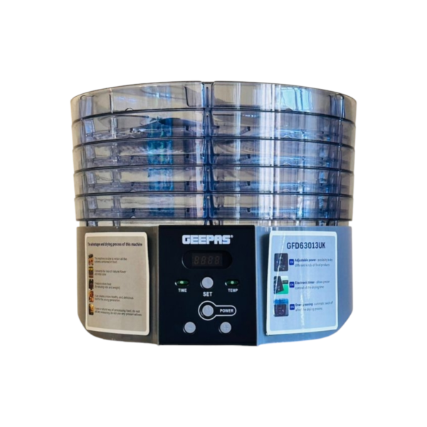 Geepas Digital Food Dehydrator GFD63013UK - Image 3
