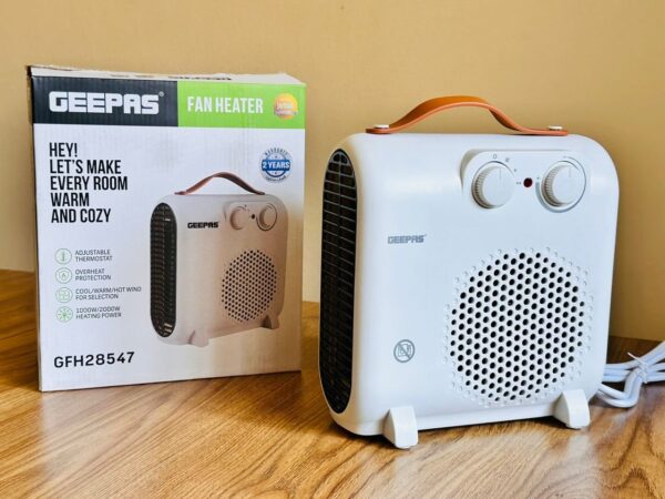 Geepas Portable Fan Heater GFH28547 - Image 2