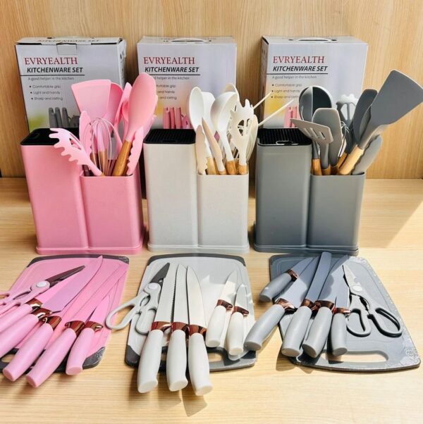 Silicone Kitchenware Set 19-piece Tool Kit Set - Image 2