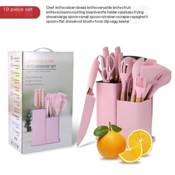 Silicone Kitchenware Set 19-piece Tool Kit Set - Image 3