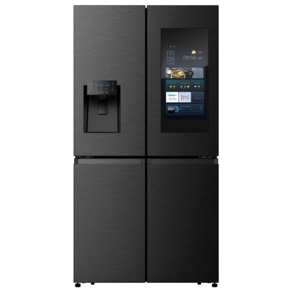 Hisense 680 Litre Smart Refrigerator, Multi Door Smart Fridge w/ Touch Screen, Water Dispenser & Ice Maker, Frost Free RC-68WC - Image 2