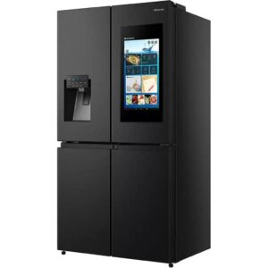 Hisense 680 Litre Smart Refrigerator, Multi Door Smart Fridge w/ Touch Screen, Water Dispenser & Ice Maker, Frost Free RC-68WC