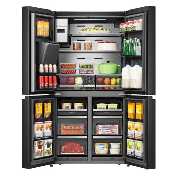 Hisense 680 Litre Smart Refrigerator, Multi Door Smart Fridge w/ Touch Screen, Water Dispenser & Ice Maker, Frost Free RC-68WC - Image 3