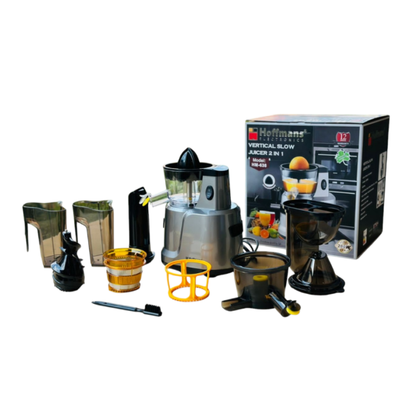 Hoffmans Vertical Slow Juicer 2-in-1 HM-638