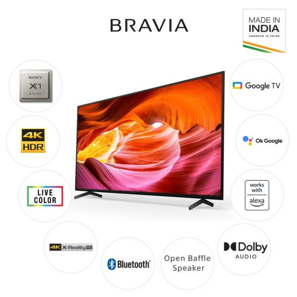 Sony Bravia 65 inch 4K Google Smart TV X7 K - Image 2