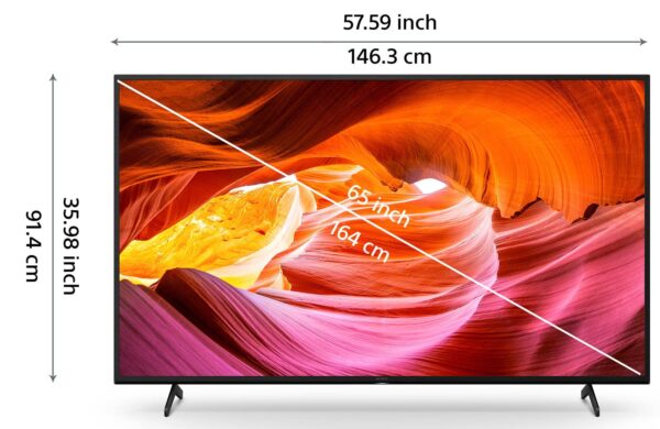 Sony Bravia 65 inch 4K Google Smart TV X7 K - Image 6