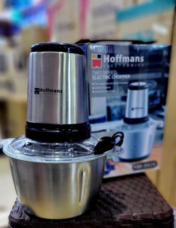 Hoffmans 3 Litre Food Processor Vegetable Chopper Meat Grinder Mincer Fruit Cutter - Image 3
