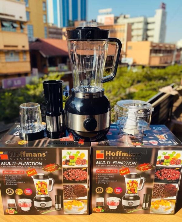 Hoffman 4-in-1 Blender Multifunctional Food Processor HM-126 - Image 2