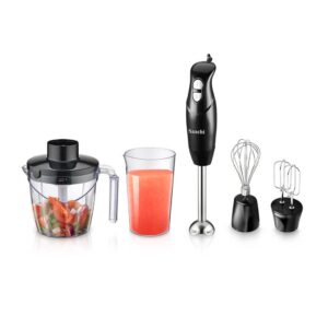Saachi 5 in 1 Hand Blender NL-CH-4262-BK with a Whisk Attachment