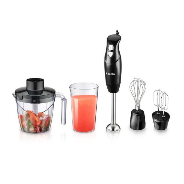 Saachi 5 in 1 Hand Blender NL-CH-4262-BK with a Whisk Attachment