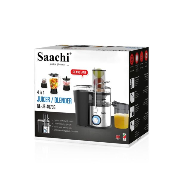 Saachi 4 in 1 Juicer / Blender NL-JB-4073G - Image 2