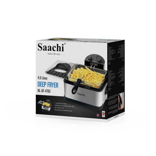 Saachi 4L Deep Fryer NL-DF-4762-ST with an Adjustable Thermostat - Image 2