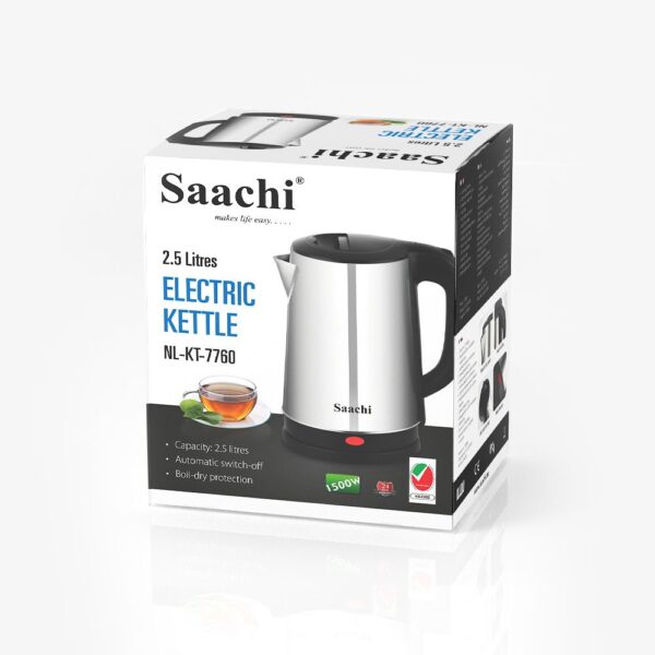 Saachi 2.5L Electric Kettle NL-KT-7760 - with Automatic Shut-Off - Image 2