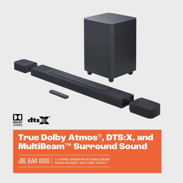JBL Sound Bar 7.1.4ch Deep Bass 1000w with 4k ultra & Dolby Atmos - Image 2