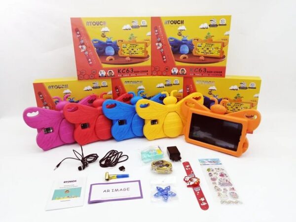Atouch KC63 Kid's Learning Tablet 8GB RAM, 256GB ROM Unbreakable Touch Screen - Image 3