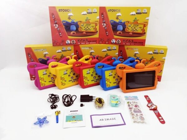 Atouch KC63 Kid's Learning Tablet 8GB RAM, 256GB ROM Unbreakable Touch Screen - Image 2