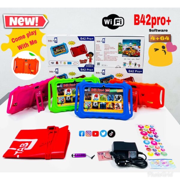 Bebe Tab B42 Pro Plus 64GB ROM | 4GB RAM, 7 inches, WiFi & Free Gifts - Image 2