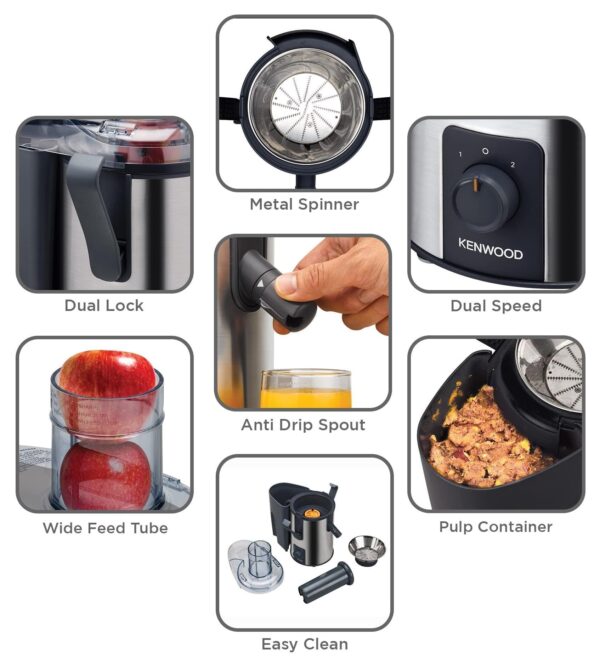 Kenwood JEM50 Juice Extractor Machine 700W - Image 5