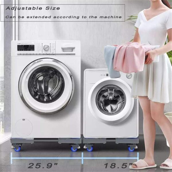 Luxury Fridge/Washing machine Adjustable Movable Stand - Image 3