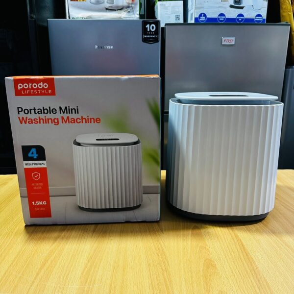 Porodo 10L LifeStyle Mini Washing Machine - White PD-MWSHM-WH - Image 2
