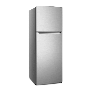 Hisense 419L Double Door Top Freezer Refrigerator, No Frost, Silver, Energy Class A+, RT419N4DGN