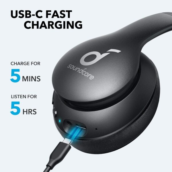 Anker Soundcore Life 2 Neo Bluetooth Wireless Headphones 60 Hours Play Time - Image 3
