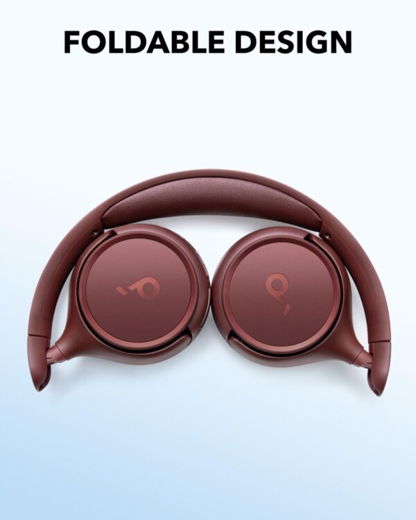 Anker Soundcore H30i Bluetooth Wireless & Wired Headphones 70 Hours Play Time ( Kids & Adults ) - Red - Image 5