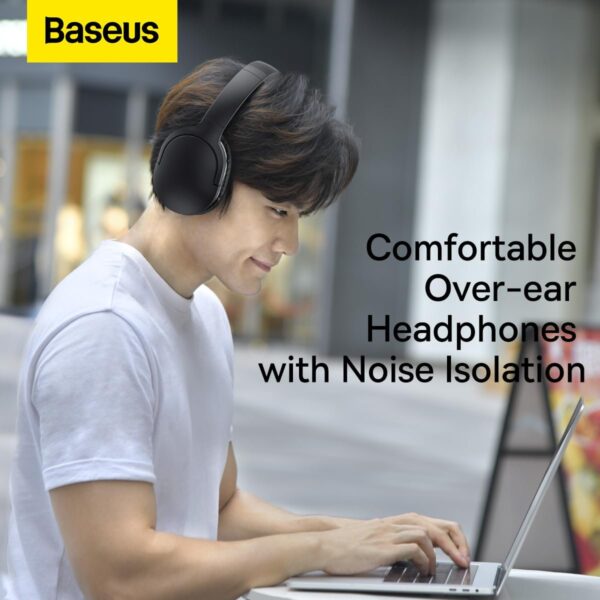 Baseus Encok Wireless Gaming Headphone D02 Pro 40 Hours Play Time (black) - Image 2