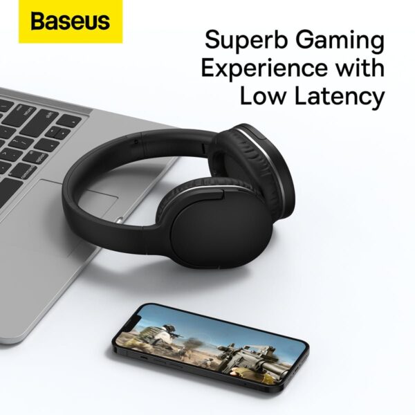Baseus Encok Wireless Gaming Headphone D02 Pro 40 Hours Play Time (black) - Image 3