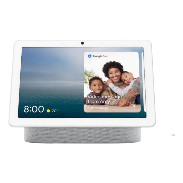 Google Nest Hub Max 10" Smart Display with Google Assistant - Chalk - Image 2