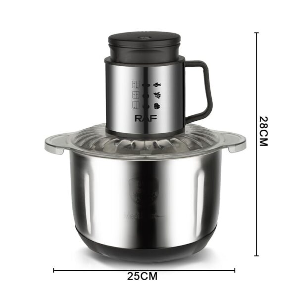 RAF 5L Food Processor Grinder & Chopper R.7025 - Image 3