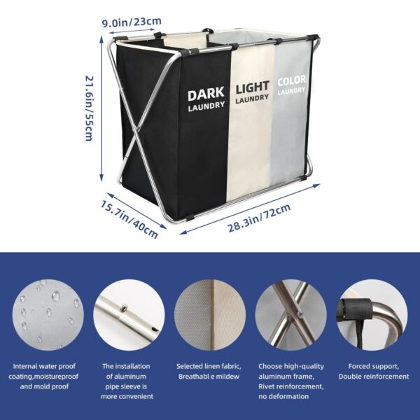 Laundry Basket Storage Organizer - Image 2