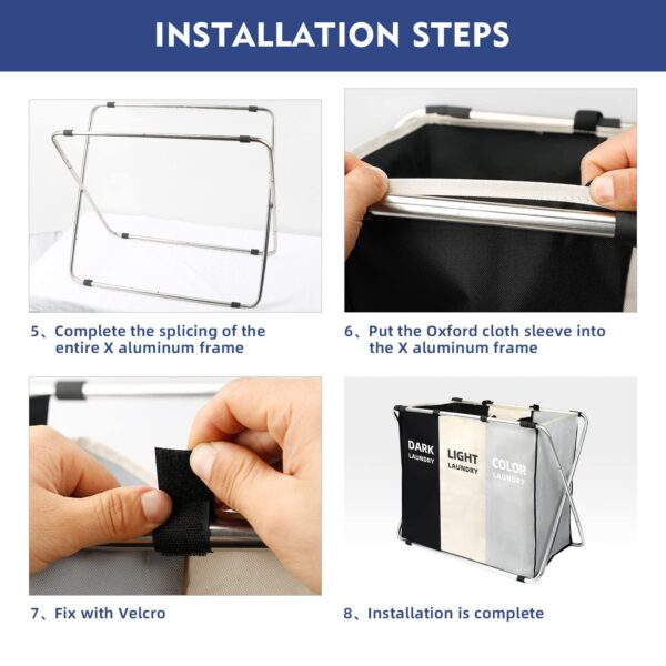 Laundry Basket Storage Organizer - Image 3