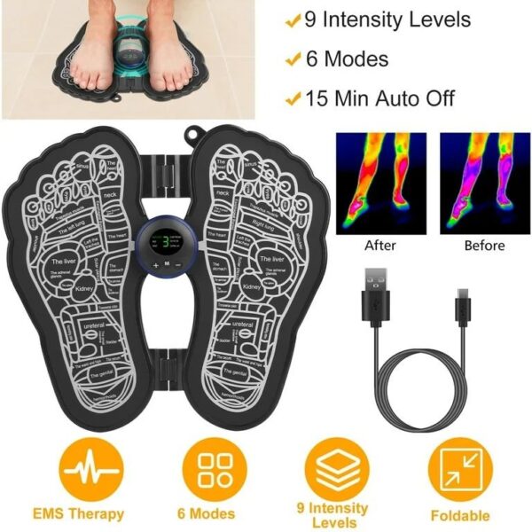 Electric Foot Massager EMS, Muscle Stimulator